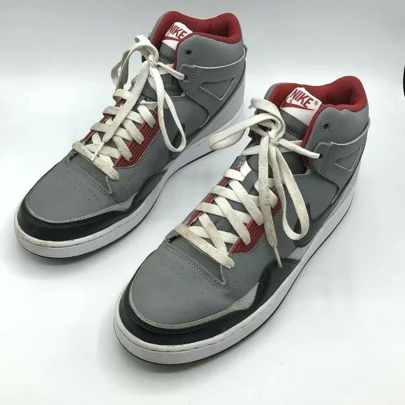 Nike Alphaballer Mid Sneaker Gray Red Basketball Men’s Shoe Size 10.5 487858-060 - Picture 12 of 12